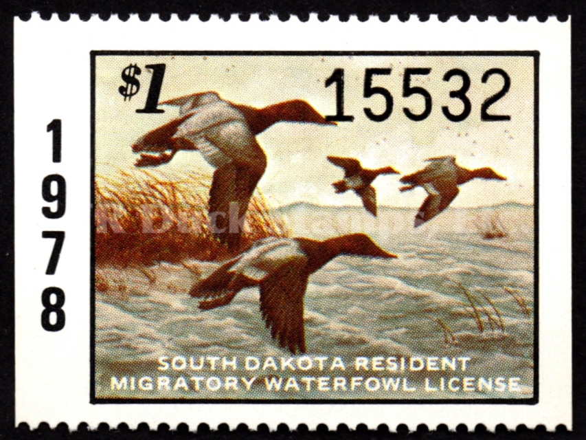South Dakota Waterfowl Stamps Duck Stamps TR Duck Stamps, Etc